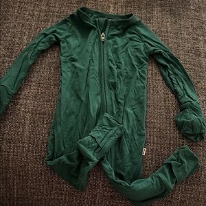 Little Sleepies Forest Green Kids Pajama Set